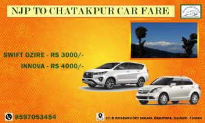 NJP to Chatakpur Car Fare