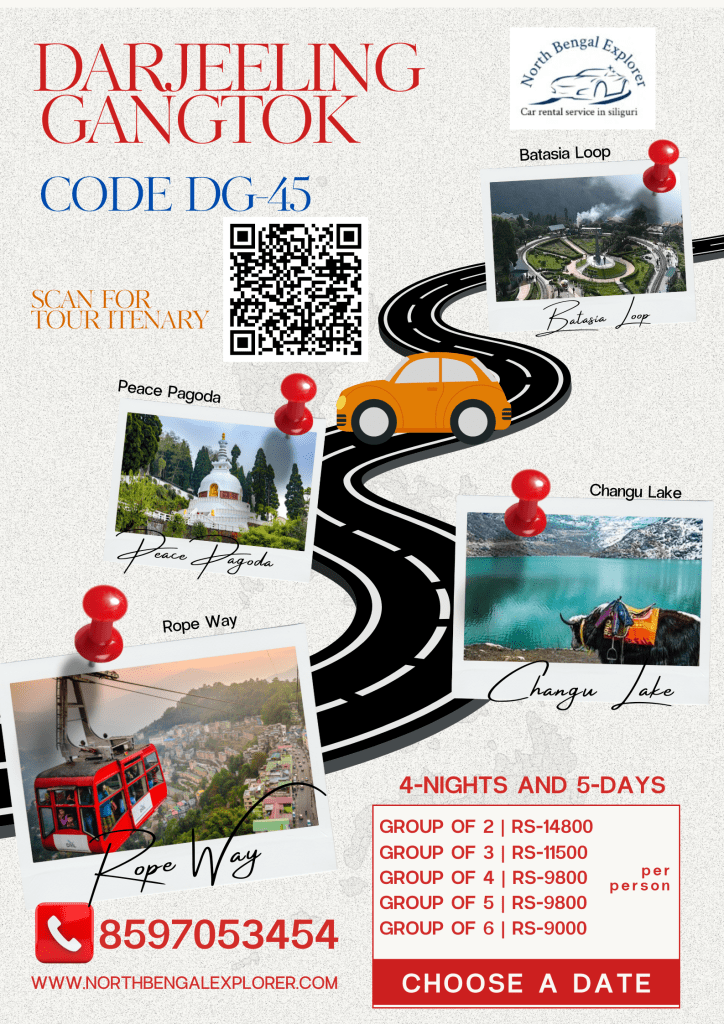 4 Night 5 Days Darjeeling – Gangtok Tour Plan