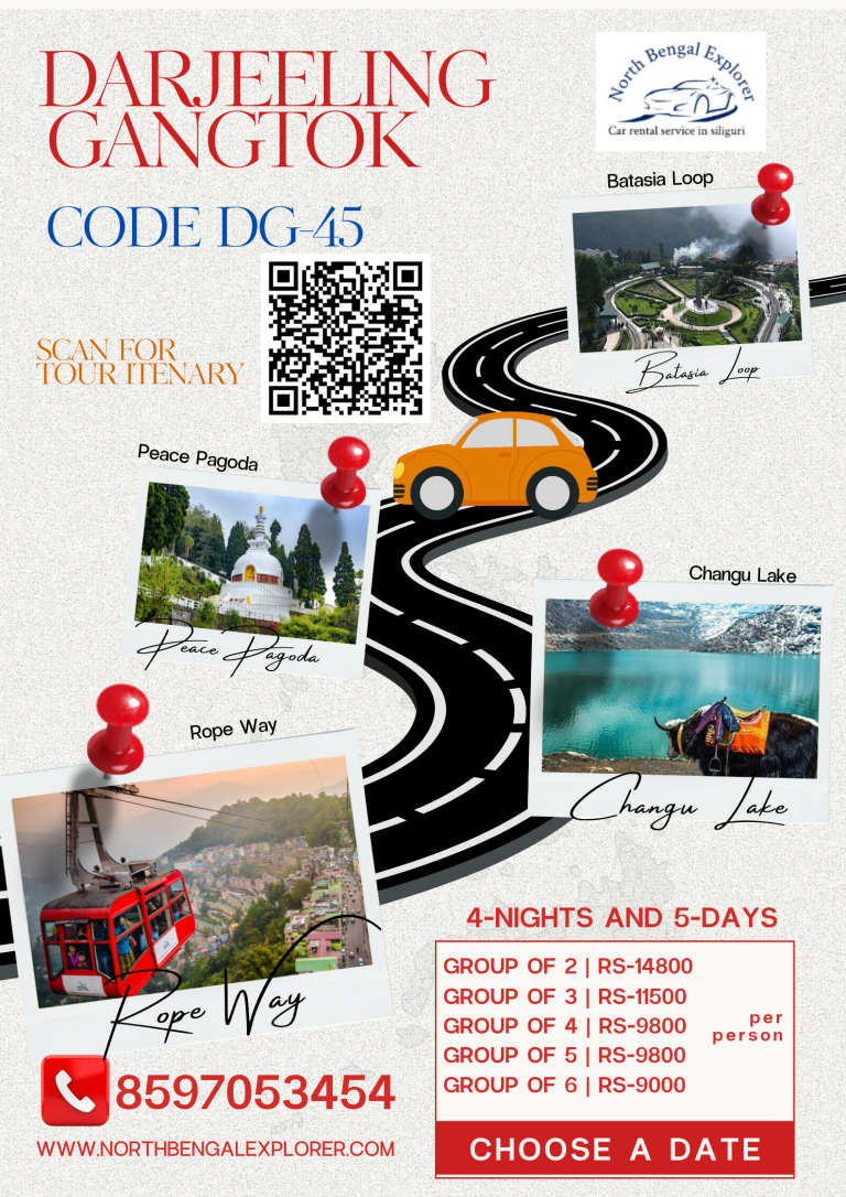 4 Night 5 Days Darjeeling – Gangtok Tour Plan