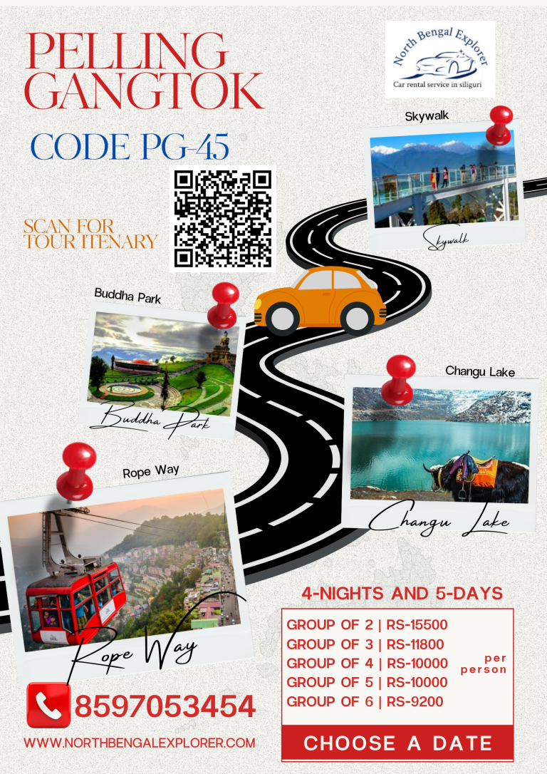 4 Night 5 Days Pelling Gangtok Tour Package