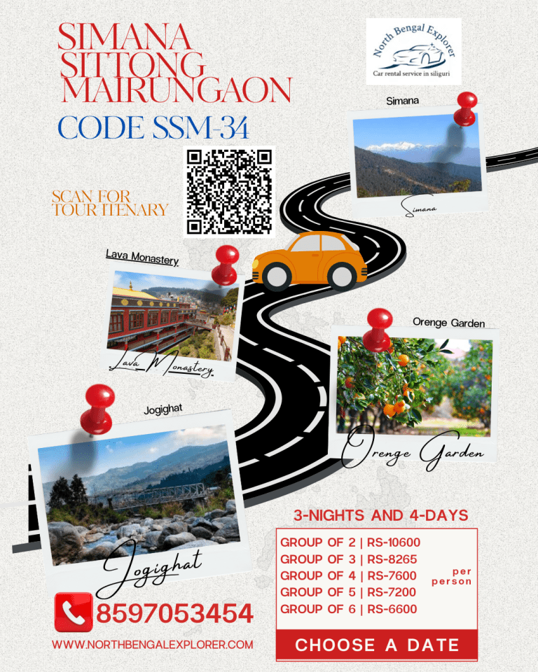 3 Nights 4 Days Offbeat Darjeeling–Kalimpong Tour Package