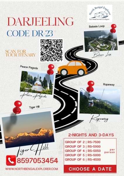 2 Night 3 Days Darjeeling Tour Package